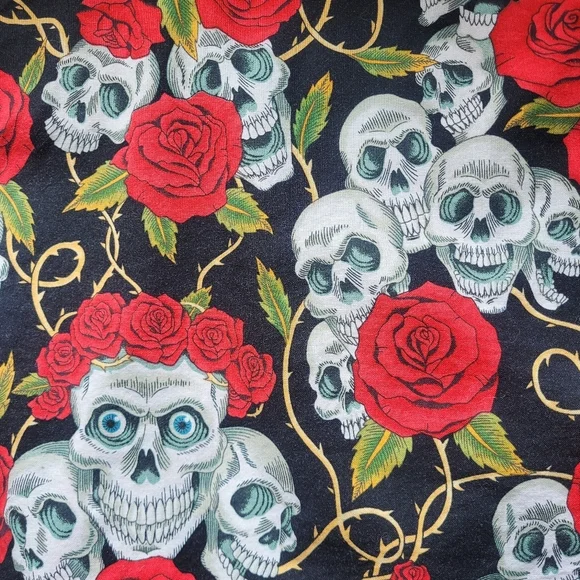 Banned Apparel Skull And Roses Dress, VGUC, Approximate Size S - Picture 5 of 7